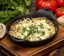 Запеченные шампиньоны с сыром