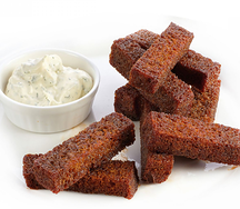 Гренки с соусом