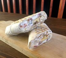 Шаурма сырная с курицей