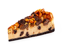 Чизкейк карамельный с арахисом