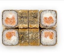 Жареный с лососем