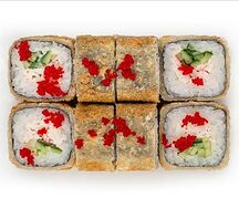 Жареный с крабом