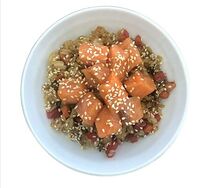 Тяхан с лососем