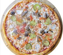 С курицей и грибами