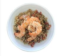 Тяхан с креветкой