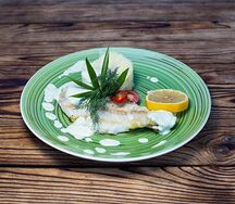 Треска с картофельным пюре