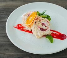 Меренговый рулет