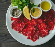 Карпаччо из вырезки мраморной говядины