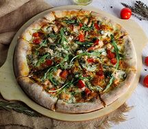 Пицца с морепродуктами