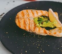 Лосось на гриле