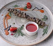 Шашлык из куриных сердечек