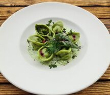 Равиоли с курицей и грибами