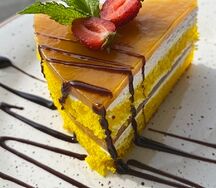 Торт Манго-маракуйя