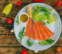 Карпаччо из лосося