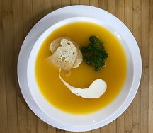 Тыквенный суп-пюре постный