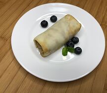 Блин с вареной сгущенкой