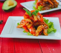 Свинина в кисло-сладком соусе