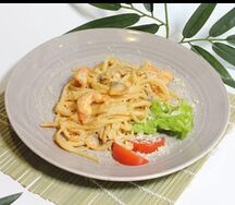 Паста Том ям с креветками