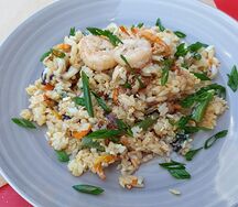 Тяхан с морепродуктами