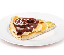 Блин с бананом и пастой Nutella