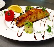 Шашлык из семги