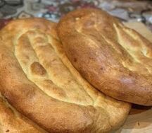 Армянская лепёшка на углях