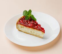 Торт творожно-брусничный