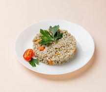 Перловка с овощами