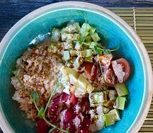 Поке с лососем