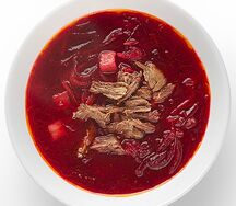 Борщ с фермерской говядиной