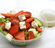 Греческий овощной салат