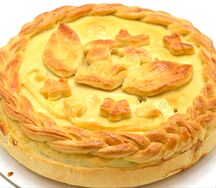Пирог с курицей и грибами