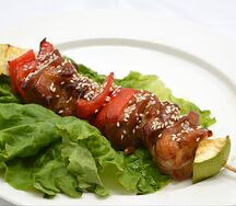 Куриный шашлычок с цукини