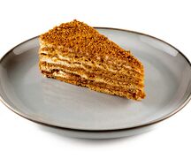 Торт Медовый с карамелью