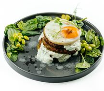 Оладьи из цукини с яйцом