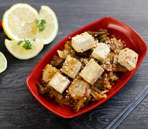 Жареное кимчи с мясом