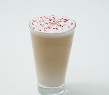 Латте свежая малина 