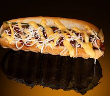 Хот-дог с лососем 