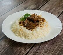 Гуляш с рисом