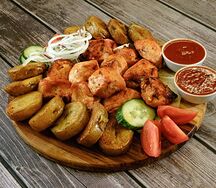 Шашлык из куриного филе