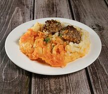 Тефтели с пюре