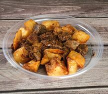 Жареный картофель с говядиной