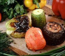 Овощи на мангале