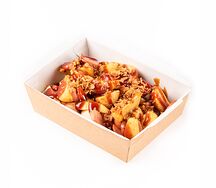 Ланч из печи с соусом барбекю