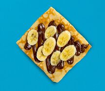 Блин с нутеллой и бананом