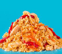 Рис Тяхан с курицей