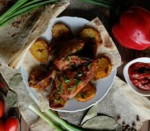 Шашлык из куриных крыльев