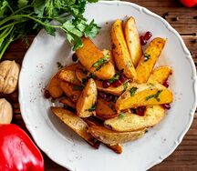 Картофельные дольки по-грузински