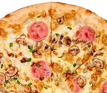 Ветчина и грибы