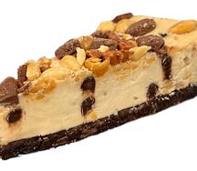 Карамельный чизкейк с арахисом